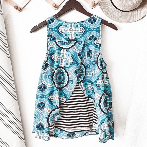 Anthropologie Meadow Rue Merlin Layer Swing Back Tank - Picture 2 of 4